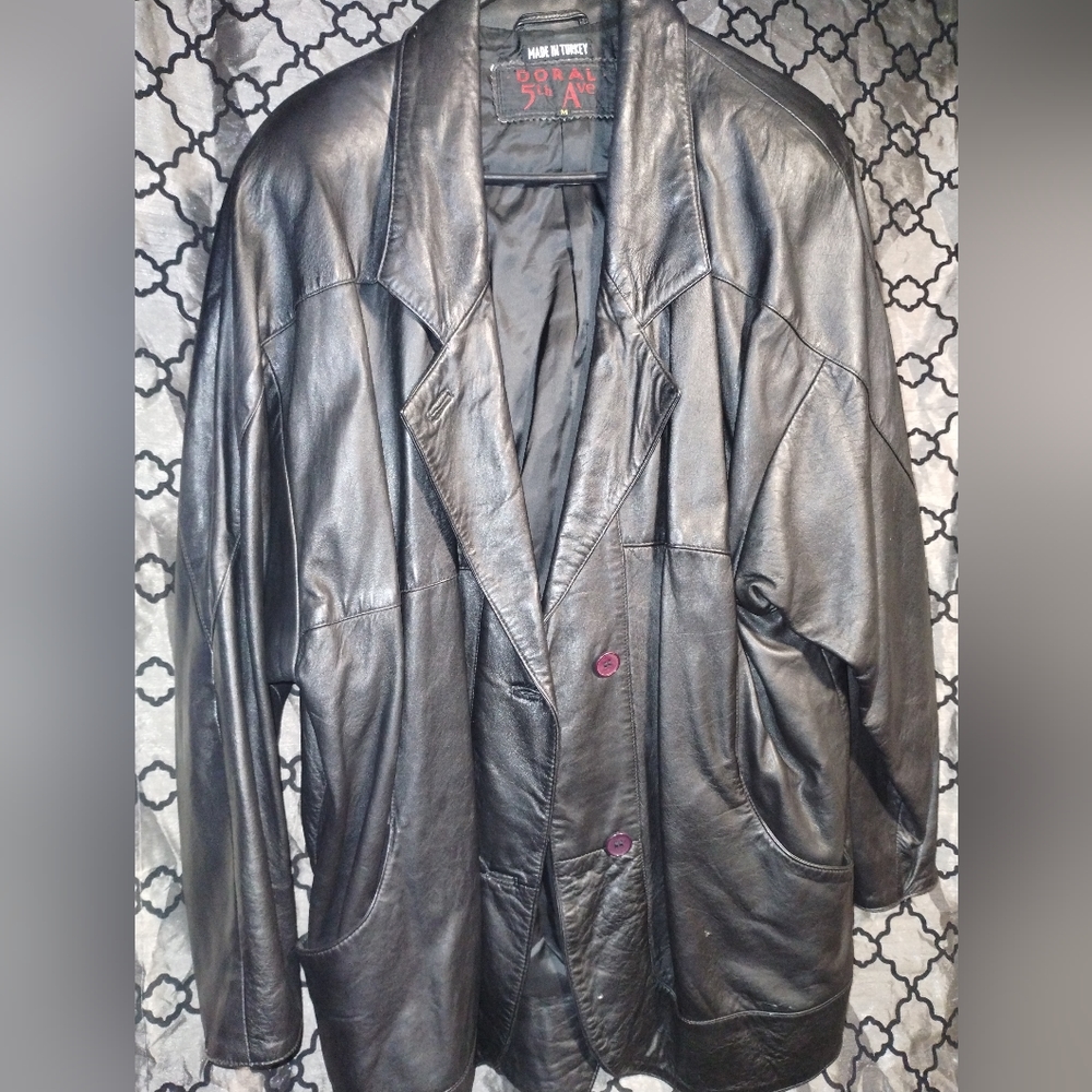 Mens leather jacket